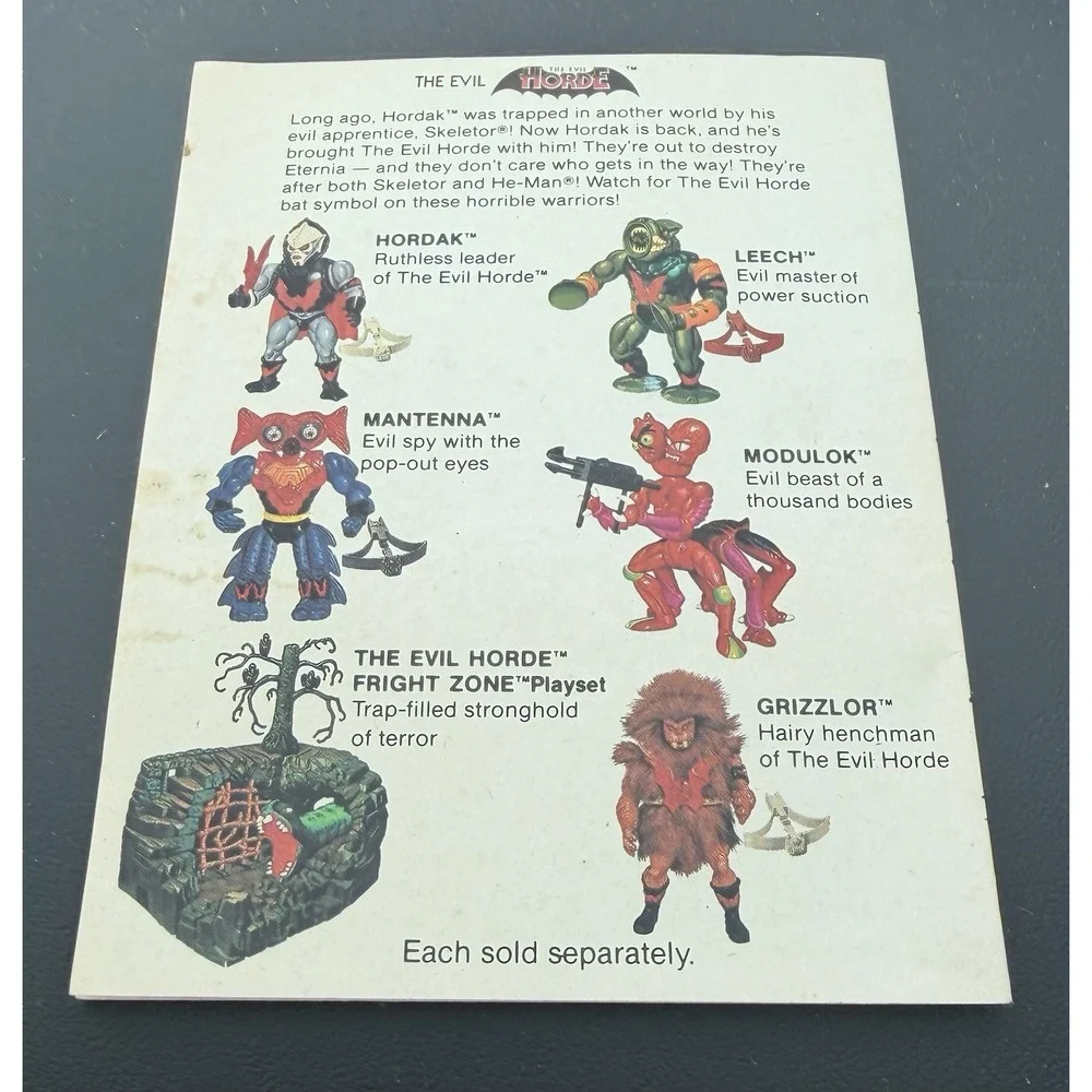 Vintage 1984-85 Masters of the Universe Mini Comics Lot of 3 Mattel MOTU